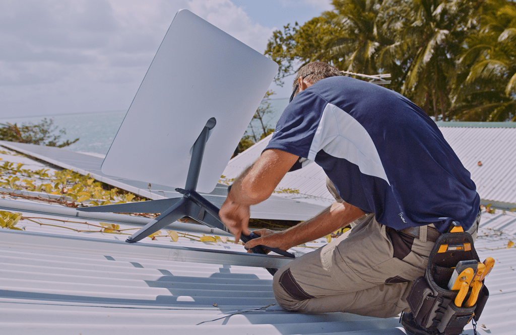 Installation Starlink par nos techniciens